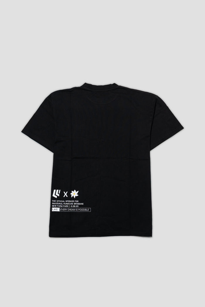 Run2Cure 'Brisbane' Oversize Tee - Black