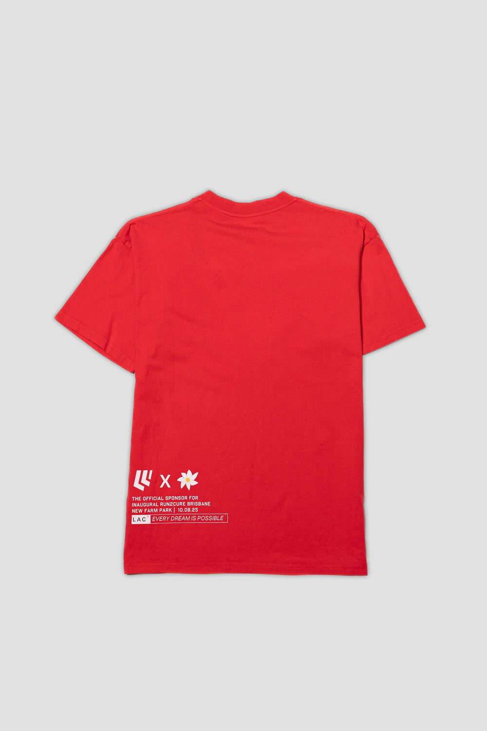 Run2Cure 'Brisbane' Oversize Tee - Red