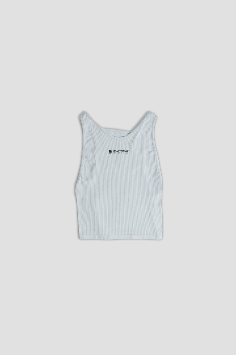 Women's Seamless Compression Crop Tank - Glacier Grey